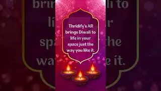 AR Brand Campaign for Diwali #ARcampaign #Diwalispecial #thridify