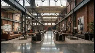 Industrial Warehouse Transformation | Raw to Luxury Cinematic Reveal #timelapse #ai #luxury #asmr