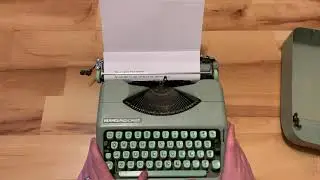 1960 Hermes Rocket Portable Typewriter