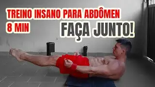 Trinque o Abdômen com a AJUDA desse TREINO | 8min | Faça Junto