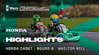 A Dramatic Championship Finale in Hondas! | HIGHLIGHTS HONDA CADET FINAL | Round 6 | Whilton Mill