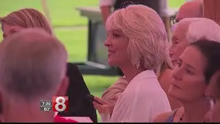 News 8's Ann Nyberg receives the 3rd annual Spirit of Katharine Hepburn Award