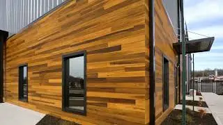 Axis Electric's Modern Exterior Cladding Project by WoodPlank
