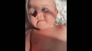 Adorable baby with blue eyes // The Babies World // #Shorts