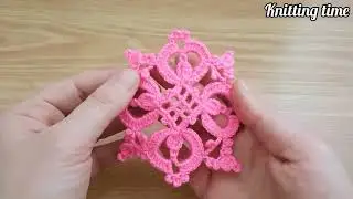 Фантастический очаровательный цветочный узор крючком. простой мастер-класс по вязанию. 2022 новый ди
