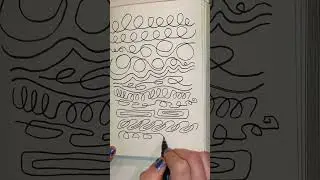 Easy Doodle Patterns #doodles #artshorts
