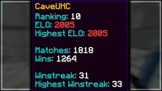 [PvPGym] 2000 ELO in CaveUHC (Masters Season XIV)