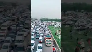PTI Jalsa in Peshawar 13 April 2022 | Imran khan | 2pm view of Ring road 💚❤️