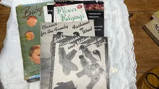 #video #166 #destash #lot #vintage #ephemera #crochet for the entire #family 