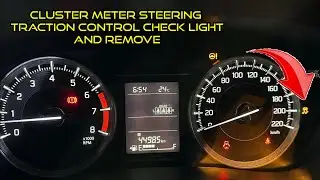 2025 new ￼Baleno Sigma cluster meter check light traction control, remove