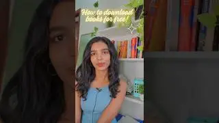how to download books for free! ✨️