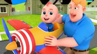 Baby Plane Toys 🛩️ Yes Yes Playground Song | Rosoo Kindergarten Nursery Rhymes & Kids Songs