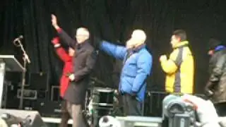 Stephane Dion & Jack Layton Arrive