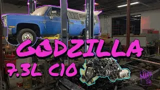 GODZILLA 7.3L Swapped Chevy Squarebody C10