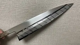 Сделайте новый нож, удалив отмеченную часть.
