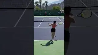 Smooth hitting by Eva Lys and Laura Siegemund from Indian Wells earlier this year 💥