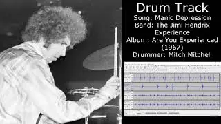 Manic Depression (The Jimi Hendrix Experience) • Drum Track