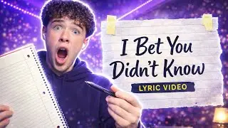 I Bet You Didn&rsquo;t Know- Hunter Jackson (Official Lyric Video)