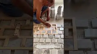 Perfect Marble Tile Spacing Tool for Fast Installation #TileWork #Construction #DIY