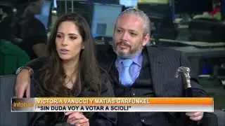 Infobae | Victoria Vanucci y Matías Garfunkel, con Teleshow