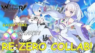 World Flipper - RE:ZERO COLLAB GACHA! Emilia, Rem and the others join the Flipper too!
