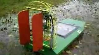 RC AIRBOAT 32CC GAS POWERED REMOTE STARTER DEMO W/SOUND