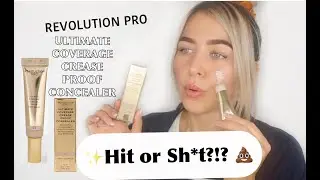 ULTIMATE COVERAGE CREASE PROOF CONCEALER REVOLUTION PRO in-depth review/ wear test | Does it work?