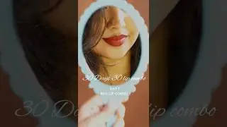 Day 1 - 30 Days 30 Lip combo - Red Lips #lipcombo #bold #youtubeshorts #lipsticktutorial