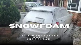 Watch This Mercedes C300 D Get Smothered in World&rsquo;s Thickest Snow Foam! ❄️