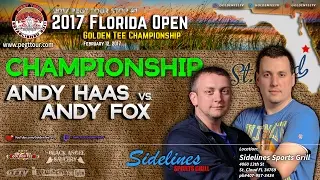 GTTV -PEGT Stop 1 2017 Orlando - Finals - Andy Haas vs. Andy Fox