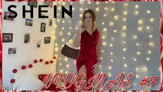 VLOGMAS 7 HAUL SHEIN przymierzam sukienki na 18