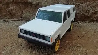 Homemade rc car with foam board and pvc board