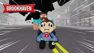 HEROBRINE NOS PERSIGUE EN BROOKHAVEN ROBLOX