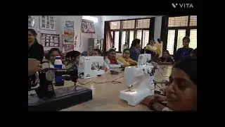 1st Day, Textile workshops in Institute of home science #learning clothes