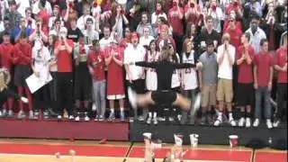 Incredible atmosphere at the LHS basketball gym ('the jungle