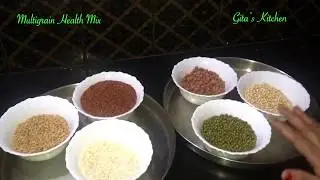 Homemade   Multigrain   Health  Mix  Part 1