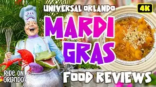 Mardi Gras Food Reviews at Universal Studios Florida Mardi Gras 2025