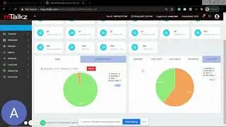 mTalkz Mobility Services Pvt Ltd  Web SMS Panel Dashboard and Profile Section.