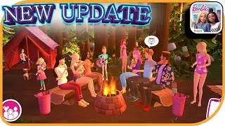 New Camping Update!!!🏕️  | Barbie Dreamhouse Adventures 1020 | Budge Studios | Fun Kids Game |HayDay