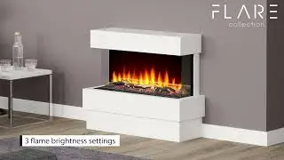 FLARE Collection by Be Modern Avant 750 3-Sided Electric Fireplace