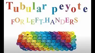 Tubular Peyote. Beading Cartoon FOR LEFT-HANDERS