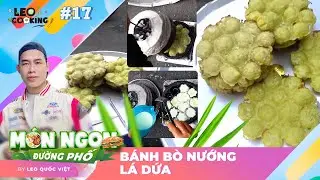Ra chợ ăn m&oacute;n B&aacute;nh B&ograve; Nướng Khu&ocirc;n vị l&aacute; dứa m&agrave;u xanh đẹp mắt | M&oacute;n ngon đường phố 17