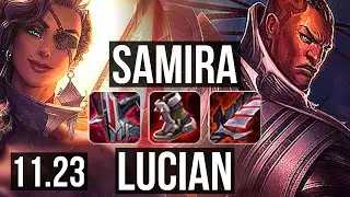 SAMIRA & Maokai vs LUCIAN & Thresh (ADC) | Quadra, 7 solo kills, Legendary | EUW Master | 11.23