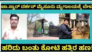 Darshan visit Mysore zoo,for one near 1 crore rupees collection from animal adaptation .