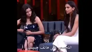 كوفي وذ كاران ديبيكا بادكون و عليا بهات و شاروخان مترجم الموسم السادس / koffee with karan