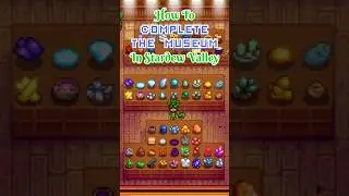How To Complete The Museum In Stardew Valley Part 2 Minerals #stardewvalley #gaming #howto #stardew