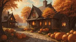 🍁 2 Hours of Autumn Music and Ambience for Sleep | Pumpkin Cottage