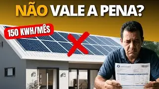 Quem tem CONSUMO BAIXO como fazer valer a pena instalar energia solar ?