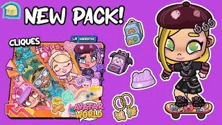 IS IT WORTH IT? AVATAR WORLD CLIQUES PACK UPDATE! (Gameplay with Everyone's Toy Club)