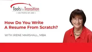 How Do You Write A Resume From Scratch?